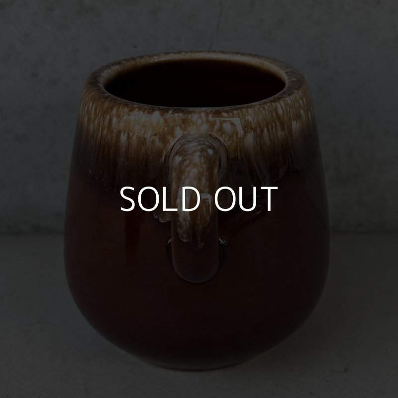 画像3: VINTAGE ANTIQUE MCCOY POTTERY MUGCUP ヴィンテージ アンティーク マッコイ マグカップ コップ 食器 陶器 ブラウンドリップ / コーヒーカップ 茶色 カフェ 喫茶店 店舗什器 アメリカ n