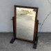 画像1: VINTAGE ANTIQUE STAND MIRROR QUEEN QUALITY SHOE ヴィンテージ アンティーク 鏡 ミラー スタンドミラー  /  アドバタイジング 企業物 ウッド 木製 置き型 靴屋 店舗什器 アメリカ  (1)
