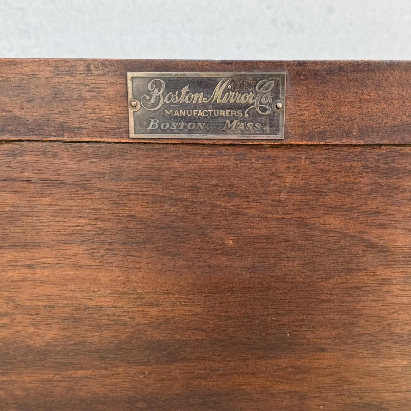 画像7: VINTAGE ANTIQUE STAND MIRROR QUEEN QUALITY SHOE ヴィンテージ アンティーク 鏡 ミラー スタンドミラー  /  アドバタイジング 企業物 ウッド 木製 置き型 靴屋 店舗什器 アメリカ 