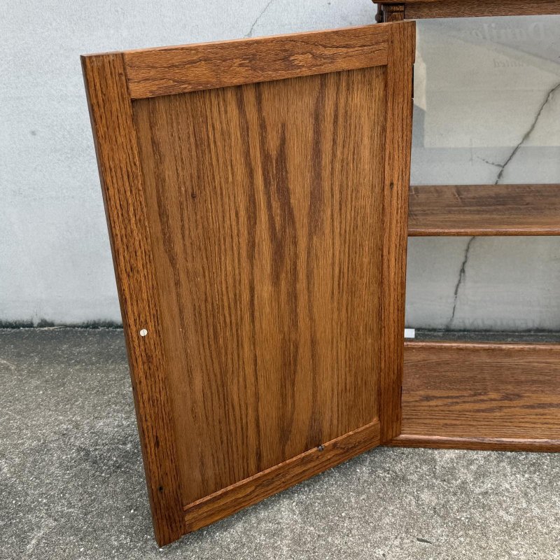 画像7: VINTAGE ANTIQUE WOODEN SHOWCASE ヴィンテージアンティーク ショーケース ガラスケース / ディスプレイケース カウンターケース ウッド 木製 卓上 薬屋 陳列 店舗什器 アメリカ
