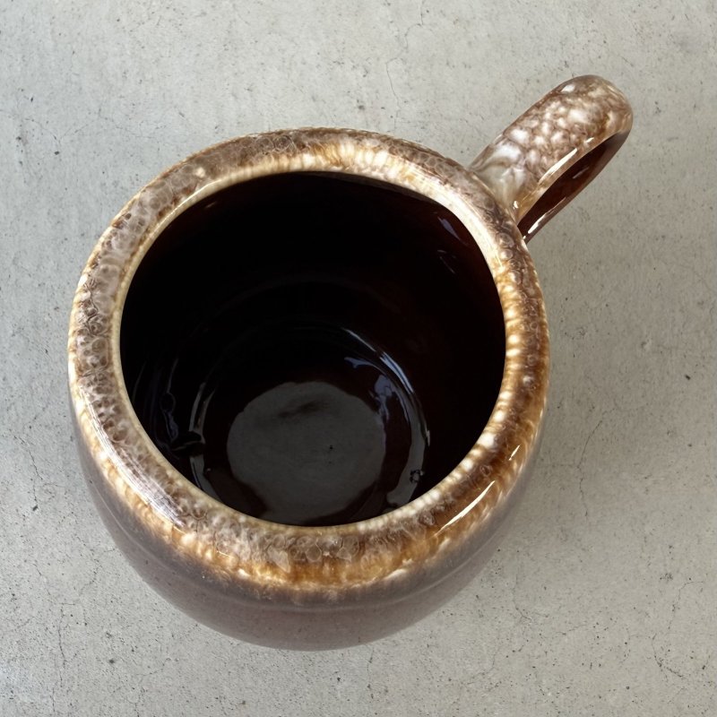 画像5: VINTAGE ANTIQUE MCCOY POTTERY MUGCUP ヴィンテージ アンティーク マッコイ マグカップ コップ 食器 陶器 ブラウンドリップ / コーヒーカップ 茶色 カフェ 喫茶店 店舗什器 アメリカ n
