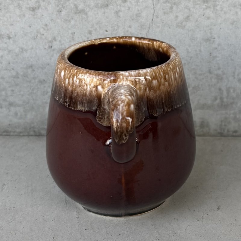 画像3: VINTAGE ANTIQUE MCCOY POTTERY MUGCUP ヴィンテージ アンティーク マッコイ マグカップ コップ 食器 陶器 ブラウンドリップ / コーヒーカップ 茶色 カフェ 喫茶店 店舗什器 アメリカ m