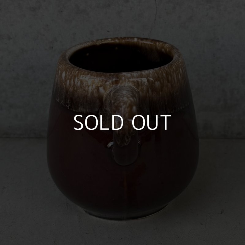 画像3: VINTAGE ANTIQUE MCCOY POTTERY MUGCUP ヴィンテージ アンティーク マッコイ マグカップ コップ 食器 陶器 ブラウンドリップ / コーヒーカップ 茶色 カフェ 喫茶店 店舗什器 アメリカ m