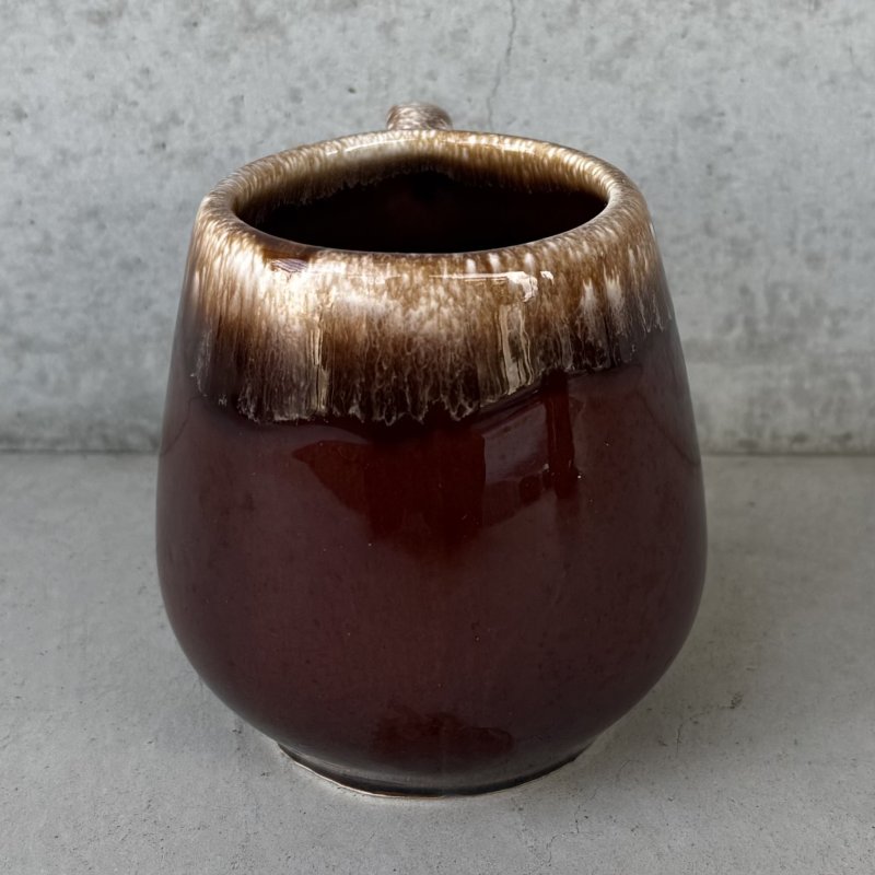 画像4: VINTAGE ANTIQUE MCCOY POTTERY MUGCUP ヴィンテージ アンティーク マッコイ マグカップ コップ 食器 陶器 ブラウンドリップ / コーヒーカップ 茶色 カフェ 喫茶店 店舗什器 アメリカ m