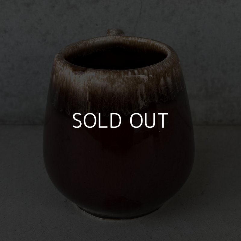 画像4: VINTAGE ANTIQUE MCCOY POTTERY MUGCUP ヴィンテージ アンティーク マッコイ マグカップ コップ 食器 陶器 ブラウンドリップ / コーヒーカップ 茶色 カフェ 喫茶店 店舗什器 アメリカ m