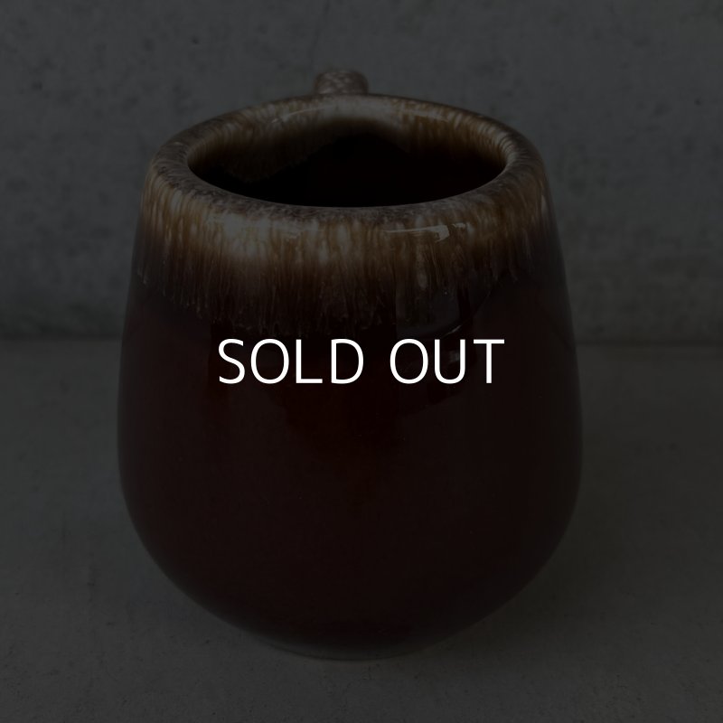 画像4: VINTAGE ANTIQUE MCCOY POTTERY MUGCUP ヴィンテージ アンティーク マッコイ マグカップ コップ 食器 陶器 ブラウンドリップ / コーヒーカップ 茶色 カフェ 喫茶店 店舗什器 アメリカ n