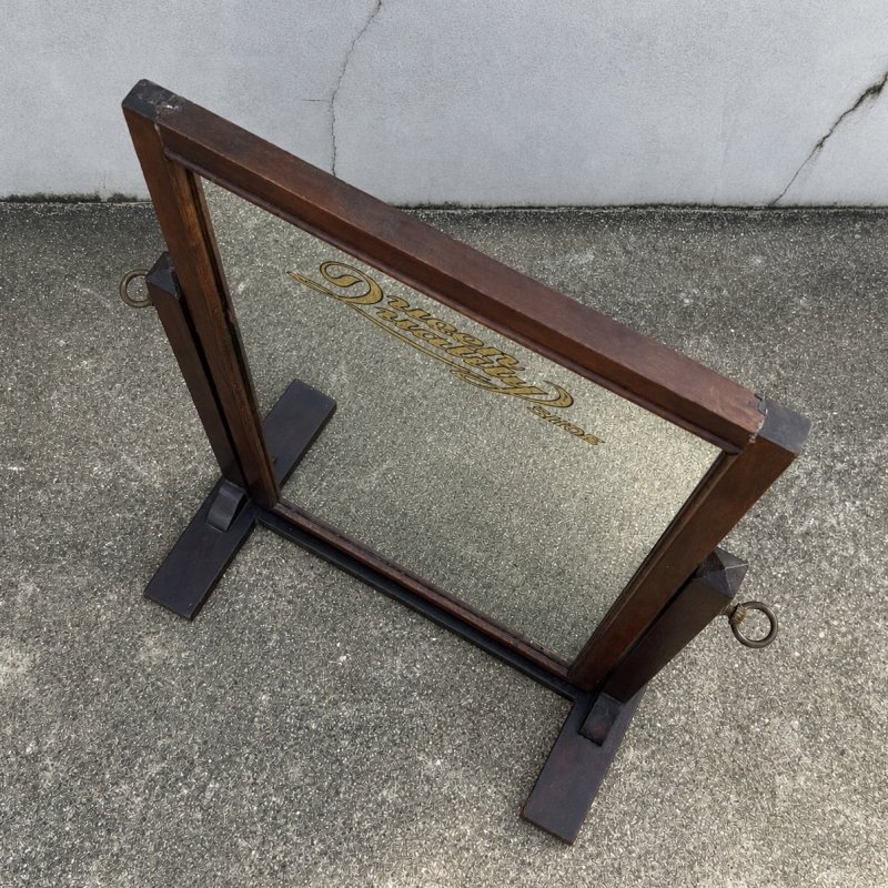 画像5: VINTAGE ANTIQUE STAND MIRROR QUEEN QUALITY SHOE ヴィンテージ アンティーク 鏡 ミラー スタンドミラー  /  アドバタイジング 企業物 ウッド 木製 置き型 靴屋 店舗什器 アメリカ 