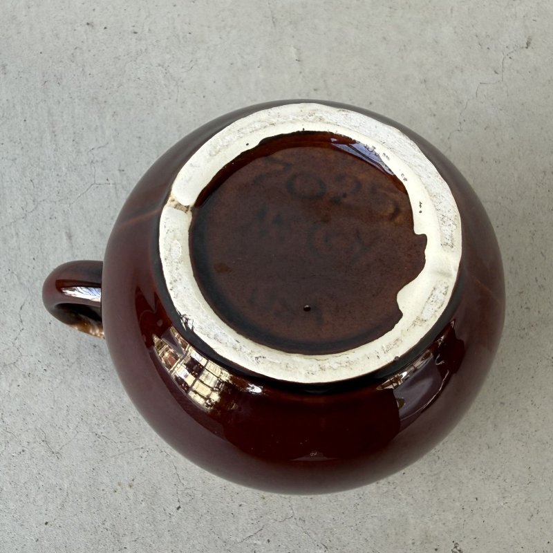画像6: VINTAGE ANTIQUE MCCOY POTTERY MUGCUP ヴィンテージ アンティーク マッコイ マグカップ コップ 食器 陶器 ブラウンドリップ / コーヒーカップ 茶色 カフェ 喫茶店 店舗什器 アメリカ m