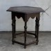画像2: VINTAGE ANTIQUE TABLE ヴィンテージ アンティーク  テーブル / サイドテーブル コーヒーテーブル ゲーム 家具 ウッド 木製 六角形 店舗什器 アメリカ  (2)