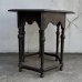 画像4: VINTAGE ANTIQUE TABLE ヴィンテージ アンティーク  テーブル / サイドテーブル コーヒーテーブル ゲーム 家具 ウッド 木製 六角形 店舗什器 アメリカ  (4)