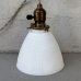 画像3: VINTAGE ANTIQUE LAMP ヴィンテージ アンティーク 吊り下げランプ 天井照明 / シーリングライト ペンダントライト ミルクガラス ガラスシェード E26 店舗什器 アメリカ (2) (3)