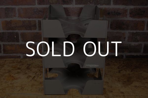 画像4: VINTAGE DESK TRAY FILE HOLDER ヴィンテージ アメリカ デスクトレイ ファイルラック / 書類ケース 書類棚 事務用品 (4)