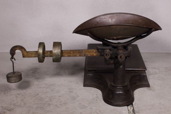 画像3: VINTAGE ANTIQUE PLATFORM SCALE ヴィンテージ アンティーク 量り 台秤 スケール / インダストリアル ディスプレイ オブジェ 店舗什器 アイアン 鋳物 アメリカ (3)