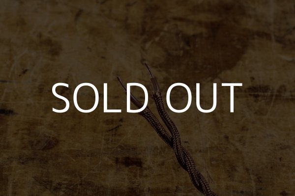 画像2: TWIST ELECTRIC LAMP CORD 撚り合せ編組 布巻き配線 ツイストコード 茶 5メートル / 5m ブラウン (2)