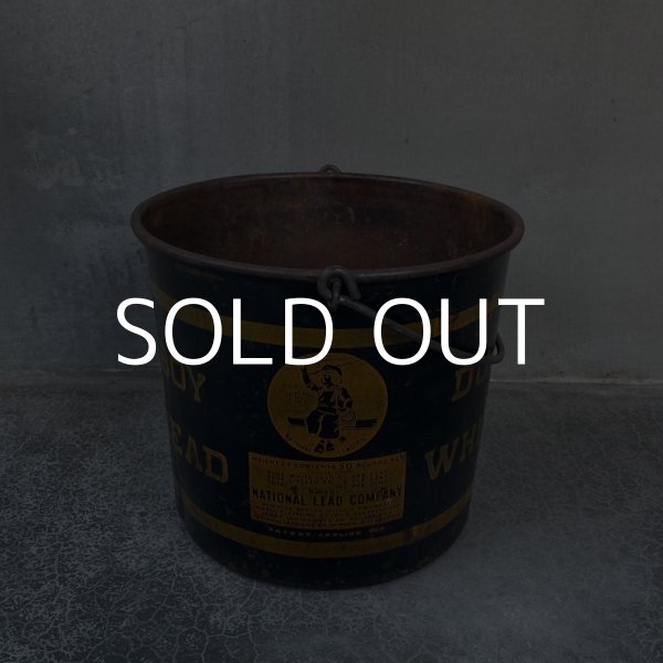 画像2: VINTAGE DUTCH BOY ヴィンテージ ダッチボーイ TIN缶 ペイント缶 アメリカ / インダストリアル ガレージ ディスプレイ (2)