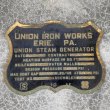 画像1: VINTAGE UNION IRON WORKS ヴィンテージ 看板 鉄工所 アメリカ / インテリア ガレージ コレクタブル (1)