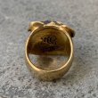 画像4: RUST LEATHER BULLDOG BOSS RING ラストレザー オリジナル ブルドッグ リング ブラス 真鍮 指輪 (4)