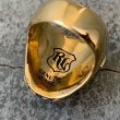 画像5: RUST LEATHER BULLDOG BOSS RING ラストレザー オリジナル ブルドッグ リング ブラス ソリッドブラス 真鍮 指輪 (5)