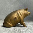画像4: VINTAGE PIGGY BANK ヴィンテージ ピギーバンク コインバンク アメリカ / 貯金箱 豚 オブジェ 鋳物 (4)
