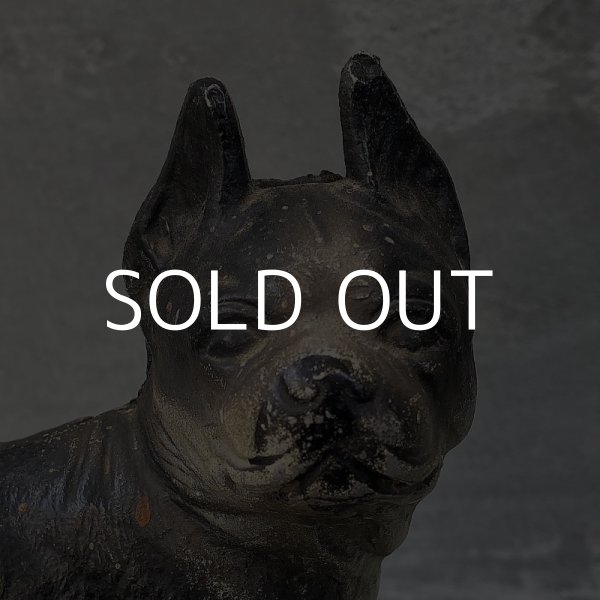 画像6: VINTAGE ヴィンテージ コインバンク ボストンテリア / アメリカ 貯金箱 コレクタブル オブジェ 犬 (6)