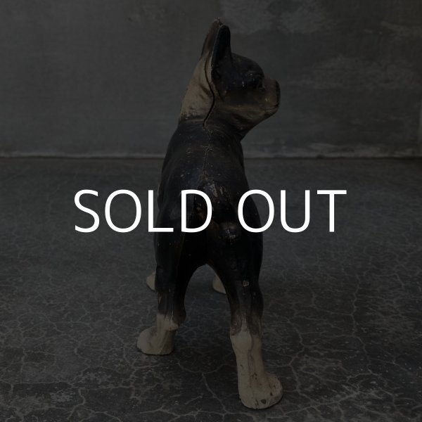 画像4: VINTAGE ヴィンテージ コインバンク ボストンテリア / アメリカ 貯金箱 コレクタブル オブジェ 犬 (4)