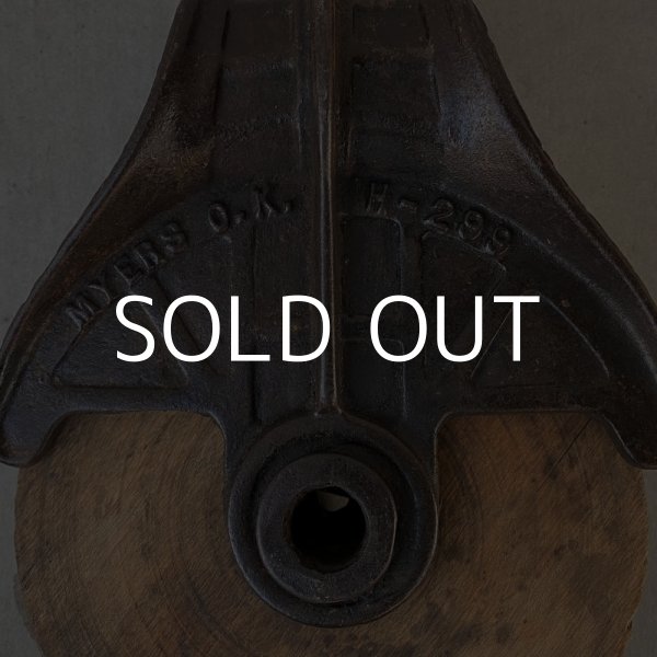 画像6: VINTAGE PULLEY ヴィンテージ 滑車 プーリー アメリカ / インダストリアル ガレージ 工具 (6)