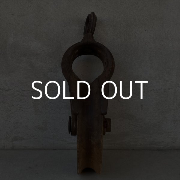 画像4: VINTAGE PULLEY ヴィンテージ 滑車 プーリー アメリカ / インダストリアル ガレージ 工具 (4)