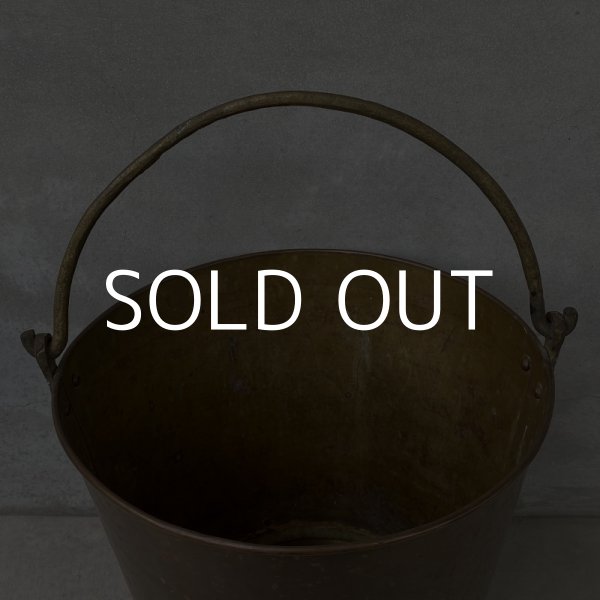 画像7: VINTAGE ヴィンテージ バケツ アメリカ / インダストリアル ガーデニング ガレージ キャンプ ブラス 真鍮 (7)