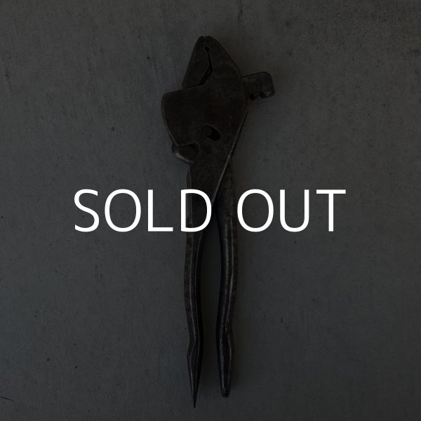 画像2: VINTAGE EIFEL FLASH FLASHSLS PLIERENCH ヴィンテージ アンティーク レンチ アメリカ / インダストリアル ガレージ 工具 (2)