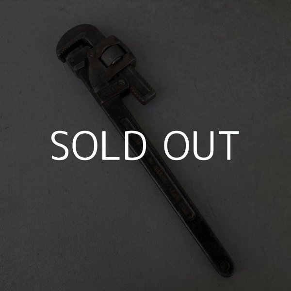 画像1: VINTAGE TRIMONT MFG. CO. PIPE WRENCH ヴィンテージ パイプレンチ アメリカ / インダストリアル ツール 工具 (1)