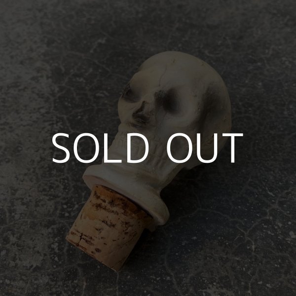 画像7: VINTAGE SKULL POISON BOTTLE ヴィンテージ スカル ポイズンボトル デカンタ 陶器 / コレクタブル ドクロ 骸骨 輸出用 BAR JAPAN (7)