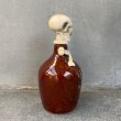 画像3: VINTAGE SKULL POISON BOTTLE ヴィンテージ スカル ポイズンボトル デカンタ 陶器 / コレクタブル ドクロ 骸骨 輸出用 BAR JAPAN (3)