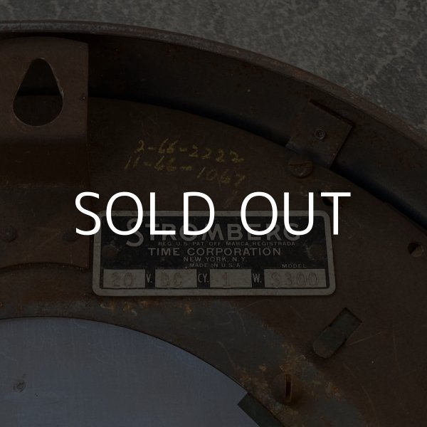 画像4: VINTAGE STROMBERG WALL CLOCK ヴィンテージ ウォールクロック 掛け時計 アメリカ / スクールクロック インダストリアル (4)