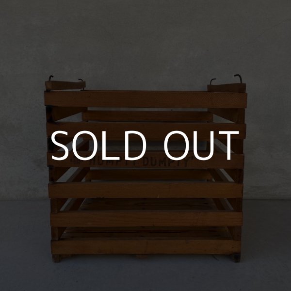 画像2: VINTAGE HUMPTY DUMPTY EGG CARRIER OWSSO, MFG. CO. ヴィンテージ ハンプティダンプティ ウッドボックス アメリカ / 木箱 インテリア (2)