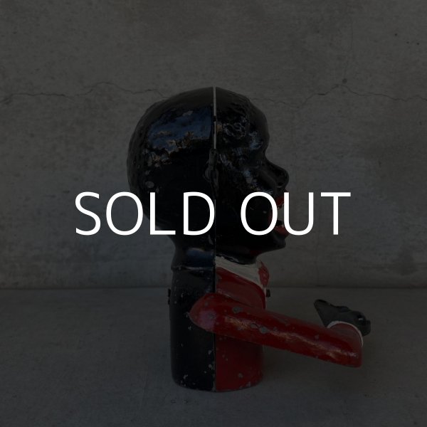 画像3: VINTAGE JOLLY NIGGER BANK ヴィンテージ メカニカルバンク マネーイーター クラウンバンク ジョリーバンク コインバンク 貯金箱 / ピエロ コレクタブル (3)