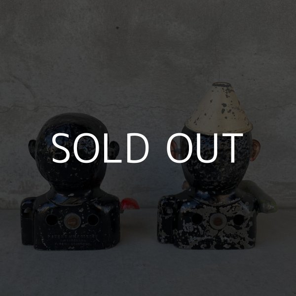 画像8: VINTAGE JOLLY NIGGER BANK ヴィンテージ メカニカルバンク マネーイーター クラウンバンク ジョリーバンク コインバンク 貯金箱 / ピエロ コレクタブル (8)