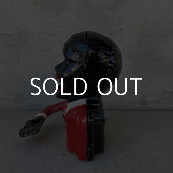 画像4: VINTAGE JOLLY NIGGER BANK ヴィンテージ メカニカルバンク マネーイーター クラウンバンク ジョリーバンク コインバンク 貯金箱 / ピエロ コレクタブル (4)