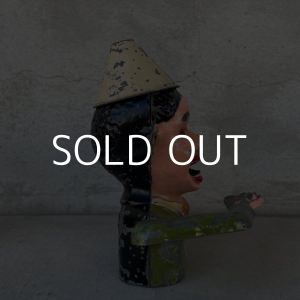 画像6: VINTAGE JOLLY NIGGER BANK ヴィンテージ メカニカルバンク マネーイーター クラウンバンク ジョリーバンク コインバンク 貯金箱 / ピエロ コレクタブル (6)