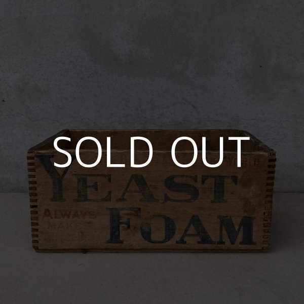 画像5: VINTAGE YEAST FOAM NORTHWESTERN YEAST CO. WOODBOX ヴィンテージ アンティーク ウッドボックス 木箱 アメリカ / 収納 インテリア (5)