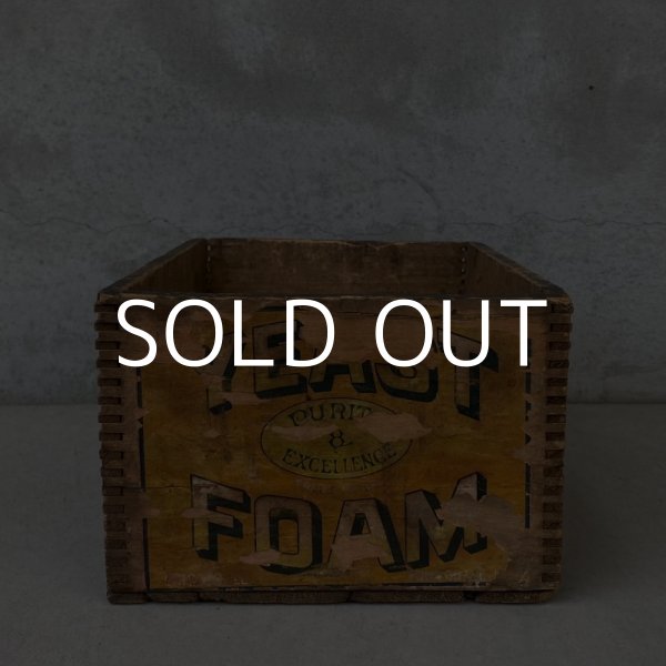 画像3: VINTAGE YEAST FOAM NORTHWESTERN YEAST CO. WOODBOX ヴィンテージ アンティーク ウッドボックス 木箱 アメリカ / 収納 インテリア (3)