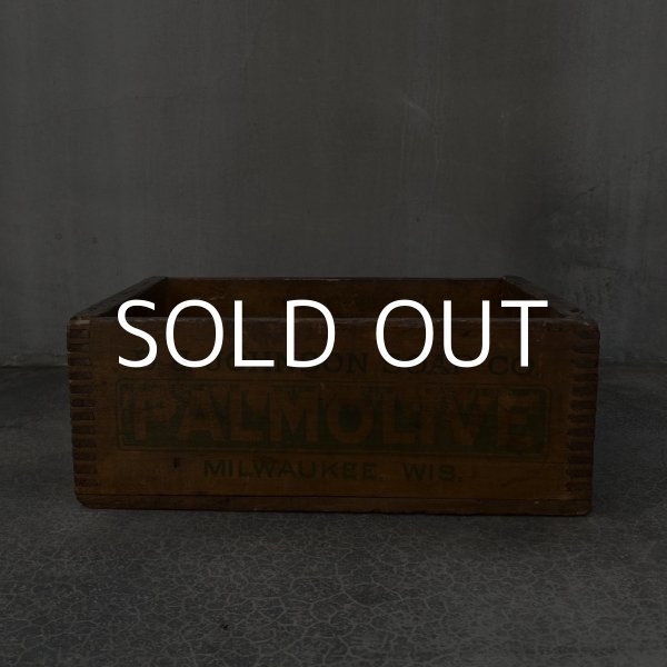 画像4: VINTAGE ANTIQUE BJ JHONSON SOAP CO. WOODBOX ヴィンテージ アンティーク ウッドボックス 木箱 アメリカ / インテリア 収納 (4)