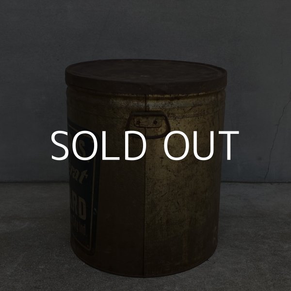 画像4: VINATGE DANIEL BROS. LARD TIN BUCKET ヴィンテージ ラード缶 TIN缶 アメリカ / 収納 インテリア ディスプレイ (4)