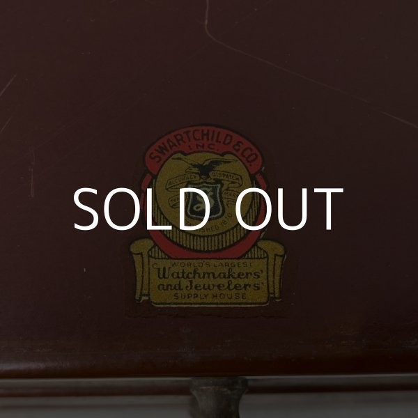 画像7: VINTAGE ANTIQUE SWARTCHILD & CO. WATCHMAKER'S ヴィンテージ アンティーク キャビネット 棚 アメリカ / ツールボックス パーツボックス 収納 (7)