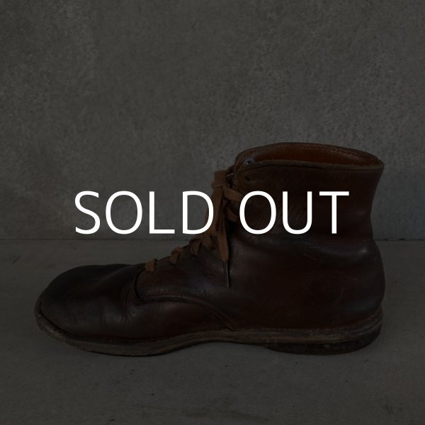 画像9: VINTAGE ANTIQUE KIDS LEATHER BOOTS SHOES ヴィンテージ アンティーク 革靴 アメリカ / 子供用 レザー ブーツ シューズ ディスプレイ (9)