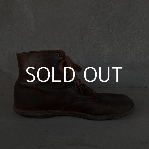 画像8: VINTAGE ANTIQUE KIDS LEATHER BOOTS SHOES ヴィンテージ アンティーク 革靴 アメリカ / 子供用 レザー ブーツ シューズ ディスプレイ (8)