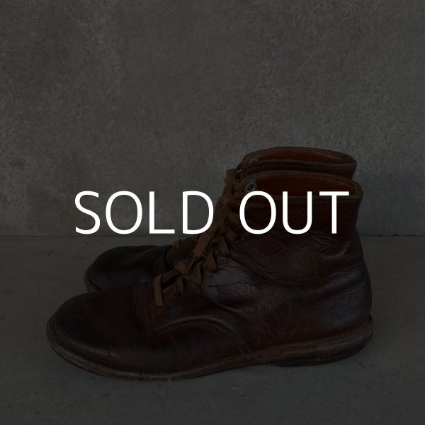 画像5: VINTAGE ANTIQUE KIDS LEATHER BOOTS SHOES ヴィンテージ アンティーク 革靴 アメリカ / 子供用 レザー ブーツ シューズ ディスプレイ (5)