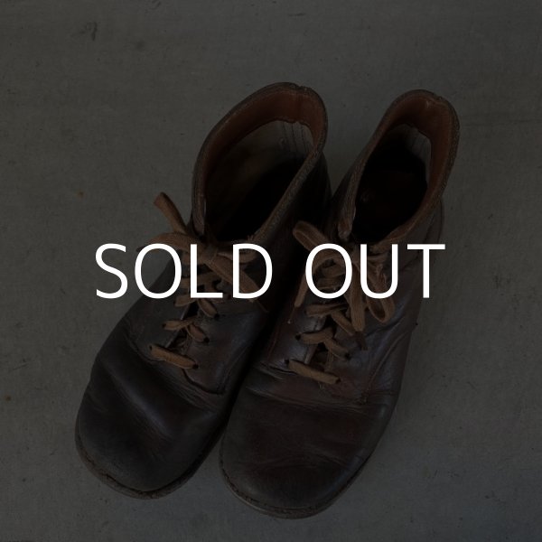 画像6: VINTAGE ANTIQUE KIDS LEATHER BOOTS SHOES ヴィンテージ アンティーク 革靴 アメリカ / 子供用 レザー ブーツ シューズ ディスプレイ (6)