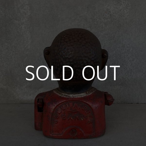 画像2: VINTAGE JOLLY BANK ヴィンテージ ジョリーバンク メカニカルバンク 貯金箱 鋳物 キャストアイアン (2)