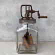 画像3: VINTAGE ANTIQUE BUTTER CHURN ヴィンテージ アンティーク バターチャーン ガラス 瓶 アメリカ / 発酵バター キッチン インテリア 店舗什器 (3)