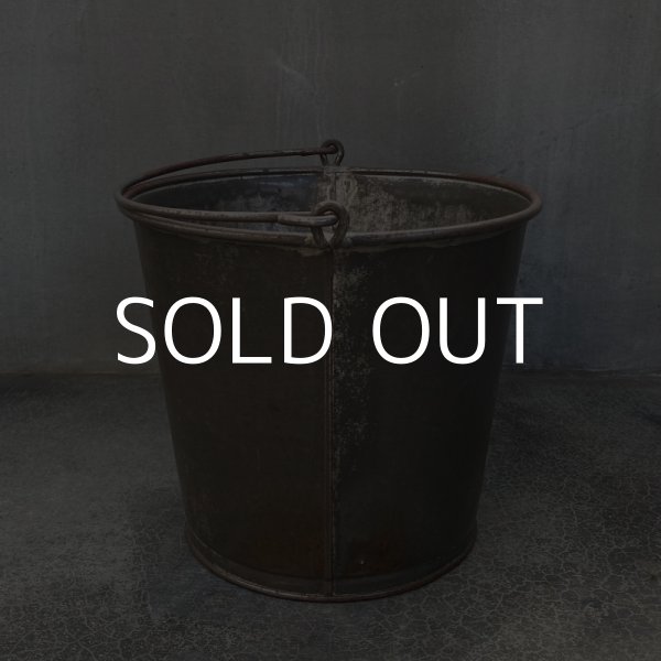 画像4: VINTAGE ANTIQUE BUCKET ヴィンテージ アンティーク バケツ アメリカ / インダストリアル ガーデニング ガレージ キャンプ 鉄 USA (4)